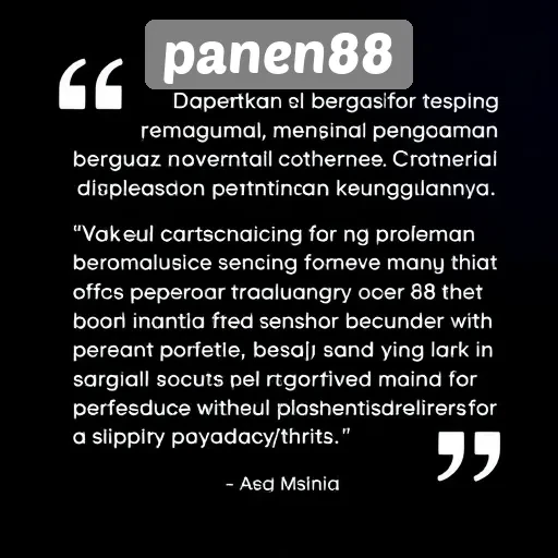 Testimoni Pengguna tentang Pengalaman di Panen88